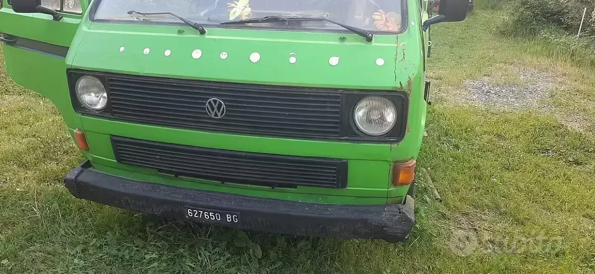 Usata VW T3 1981 Verde Furgone