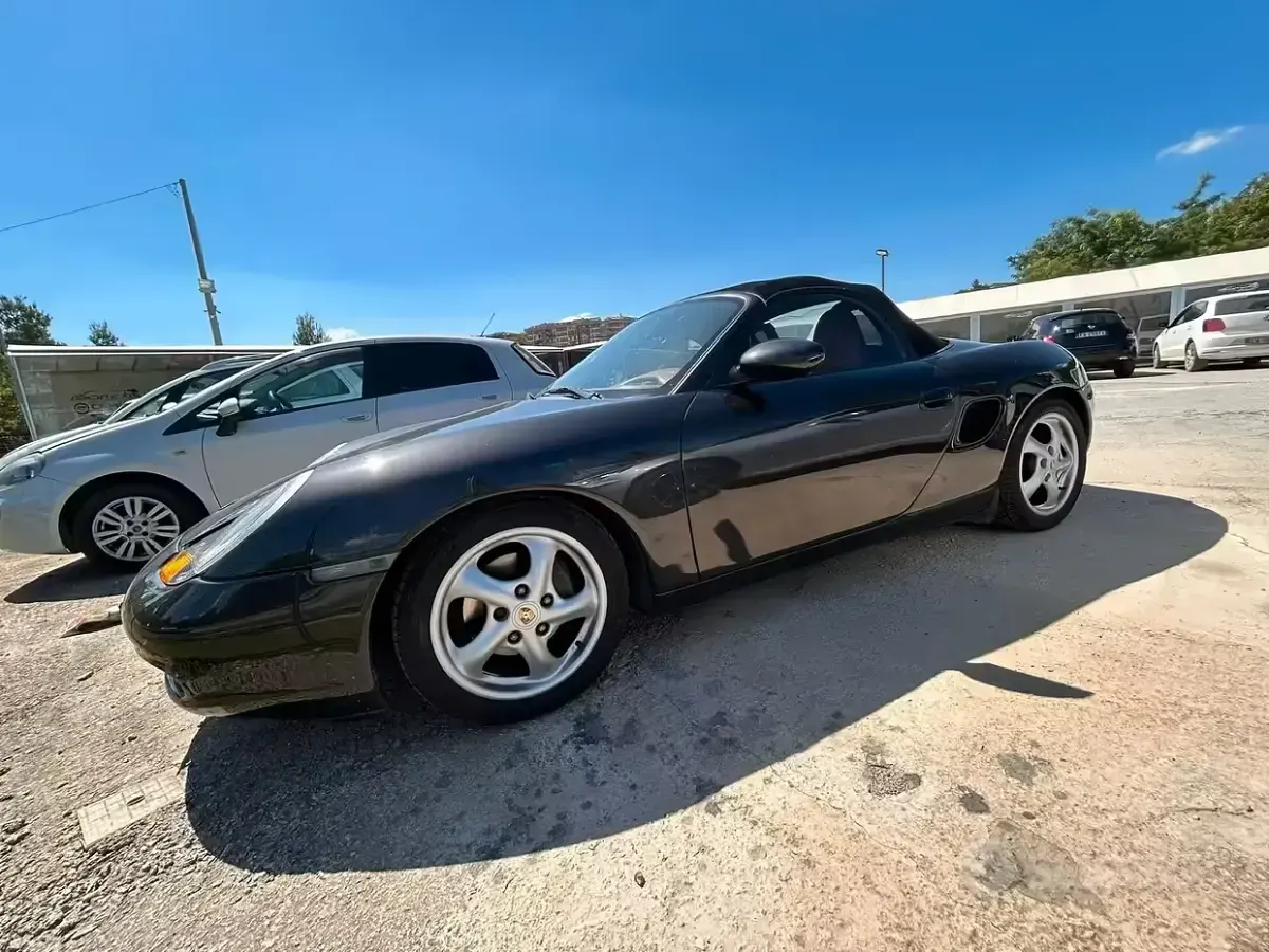 Usata Porsche Boxster 204 CV (150 kW) 1997 Nero Cabrio