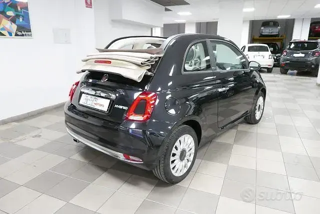 Usata Fiat 500C Lounge 69 CV (50 kW) 2021 Nero Cabrio