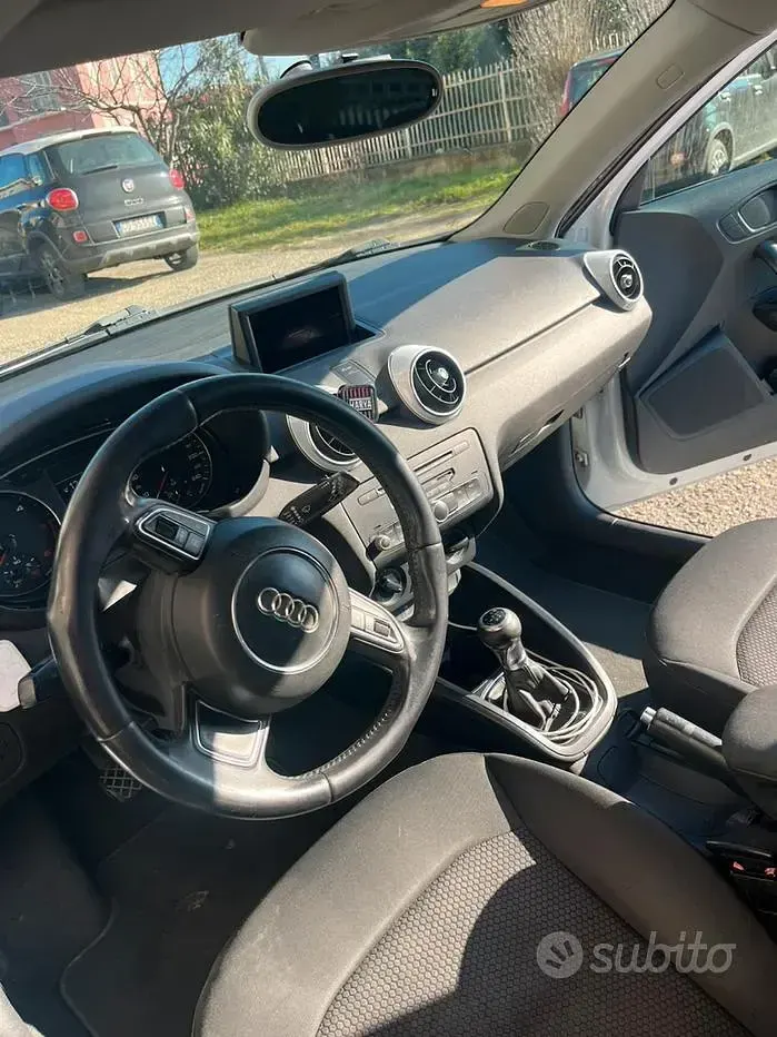Usata Audi A1 S-Line 90 CV (66 kW) 2014 Bianco Utilitaria