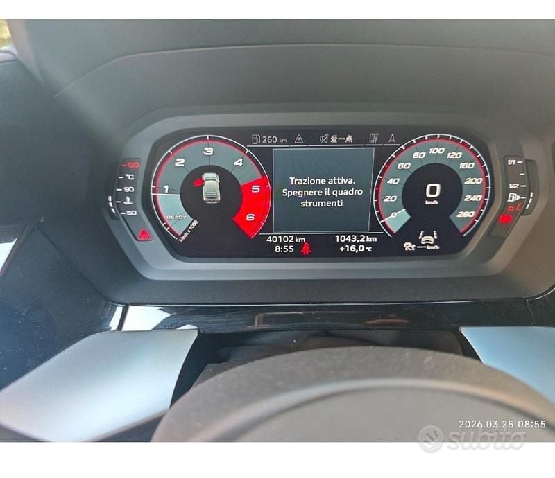 Usata Audi A3 150 CV (110 kW) 2021 Nero Berlina