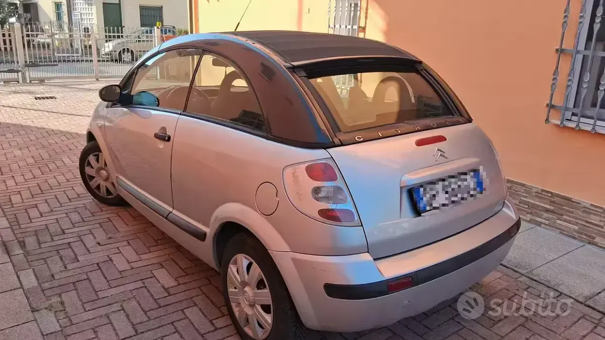 Usata Citroën C3 Pluriel 73 CV (53 kW) 2008 Grigio Cabrio