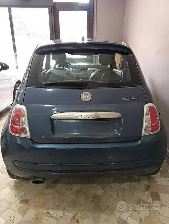Usata Fiat 500 85 CV (62 kW) 2011 Blu Berlina