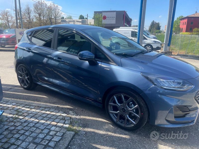Usata Ford Fiesta ST-Line 125 CV (91 kW) 2023 Blu Utilitaria