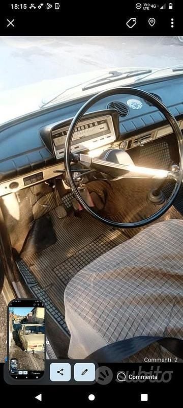 Usata Fiat 124 1960 Berlina