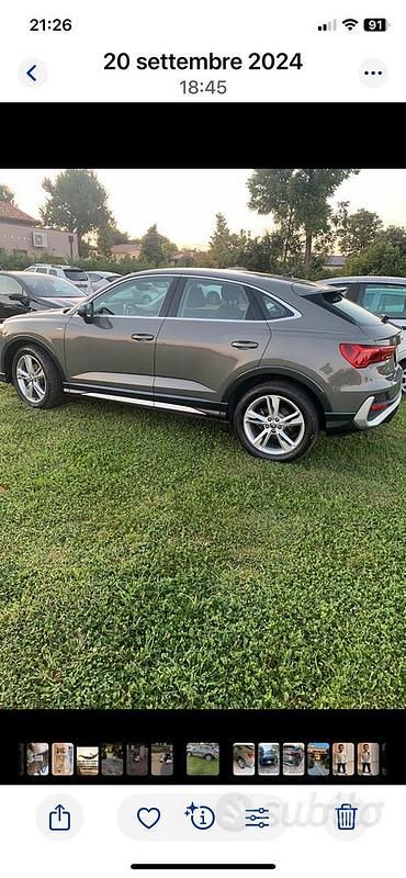 Usata Audi Q3 Sportback S-Line 150 CV (110 kW) 2020 Grigio SUV