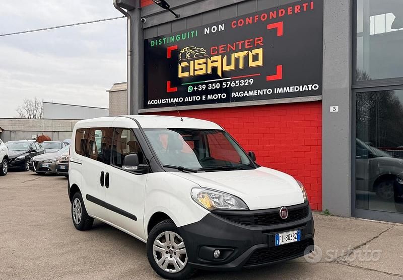Usata Fiat Doblò 95 CV (69 kW) 2017 Bianco Monovolume