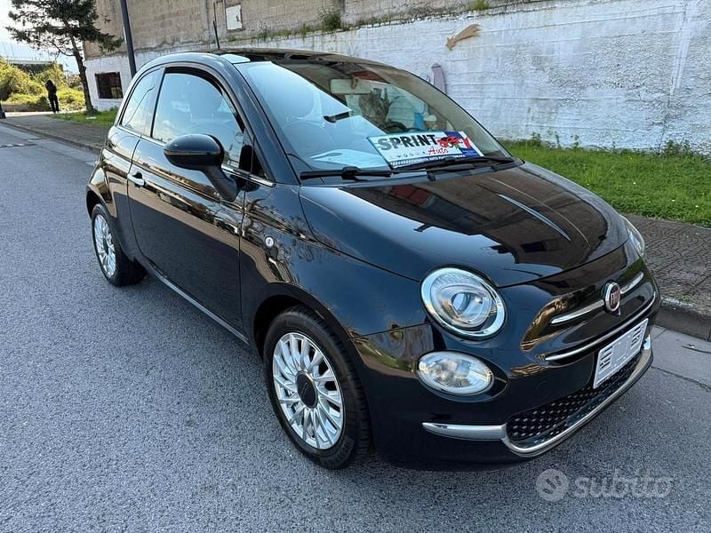 Usata Fiat 500 Lounge 69 CV (50 kW) 2017 Nero Berlina