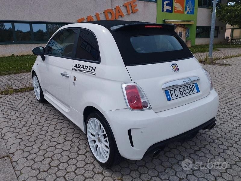 Usata Abarth 595 145 CV (106 kW) 2016 Bianco Cabrio