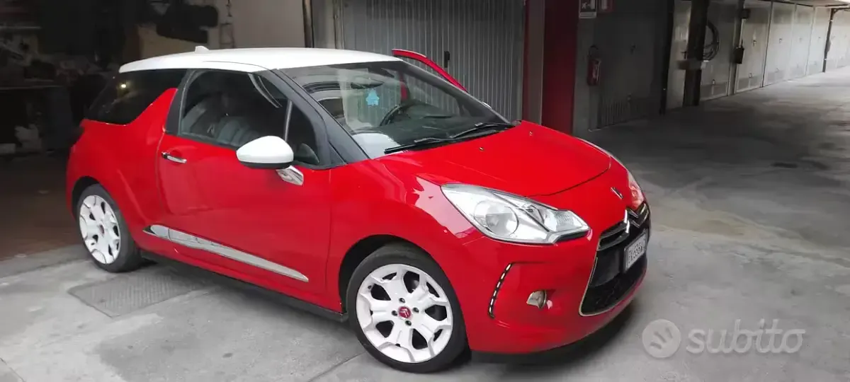 Usata DS Automobiles DS3 120 CV (88 kW) 2012 Rosso Berlina