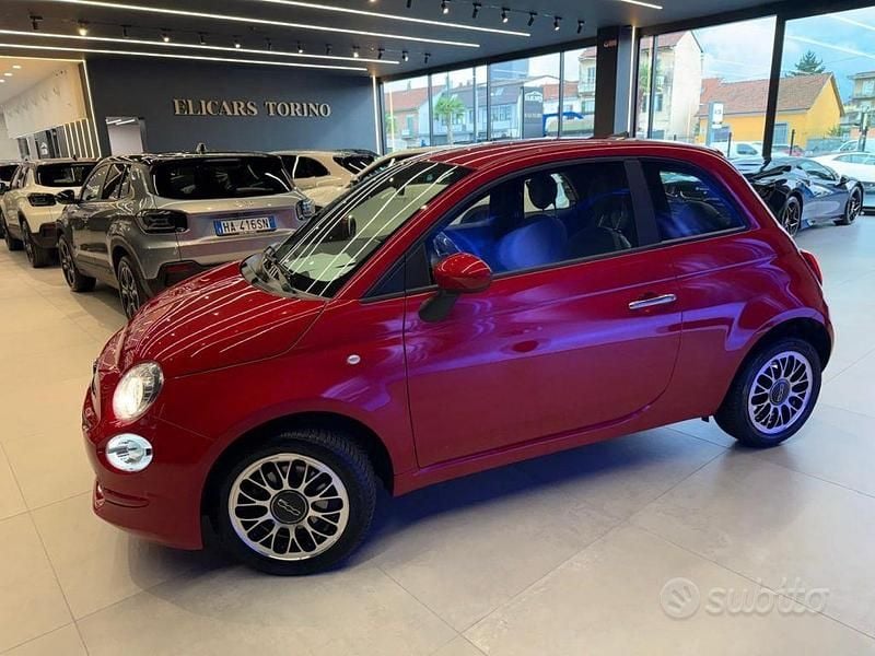 Usata Fiat 500 Pop 69 CV (50 kW) 2021 Rosso metallizzato Utilitaria