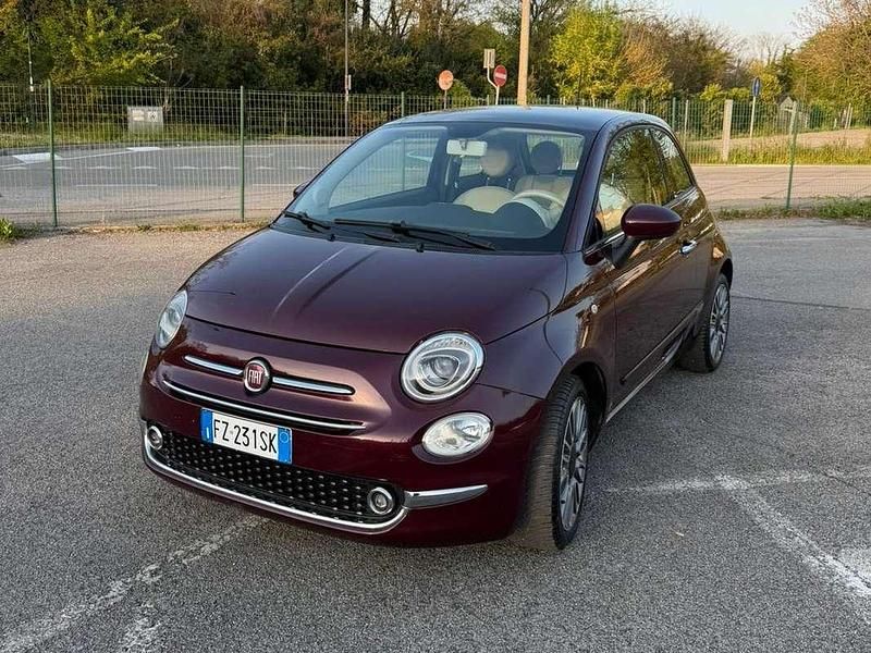 Usata Fiat 500 Lounge 69 CV (50 kW) 2017 Rosso Utilitaria