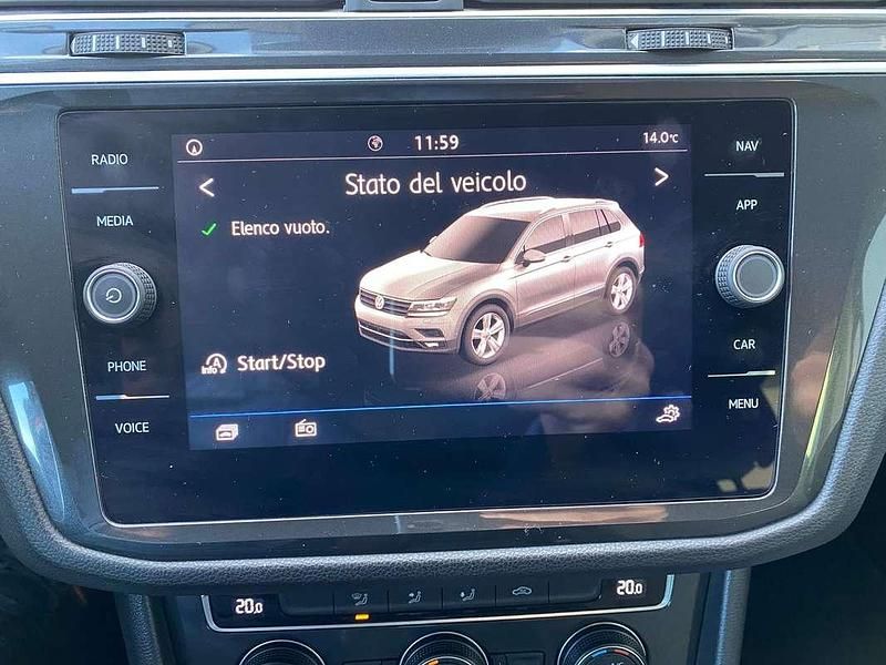 Usata VW Tiguan Business 150 CV (110 kW) 2018 Grigio SUV