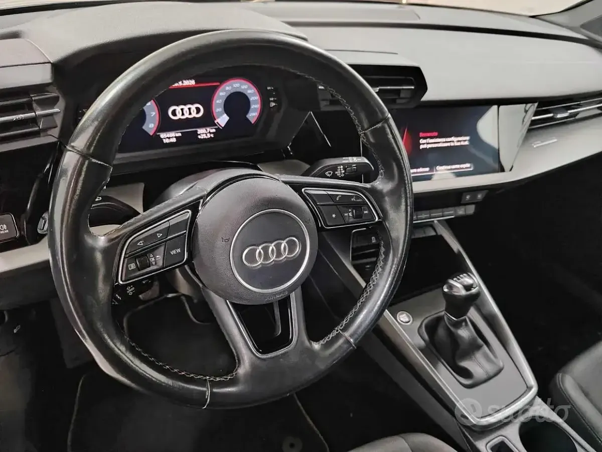 Usata Audi A3 110 CV (80 kW) 2022 Nero Berlina