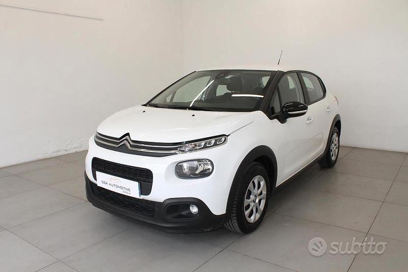 Usata Citroën C3 Feel 83 CV (61 kW) 2019 Bianco Utilitaria
