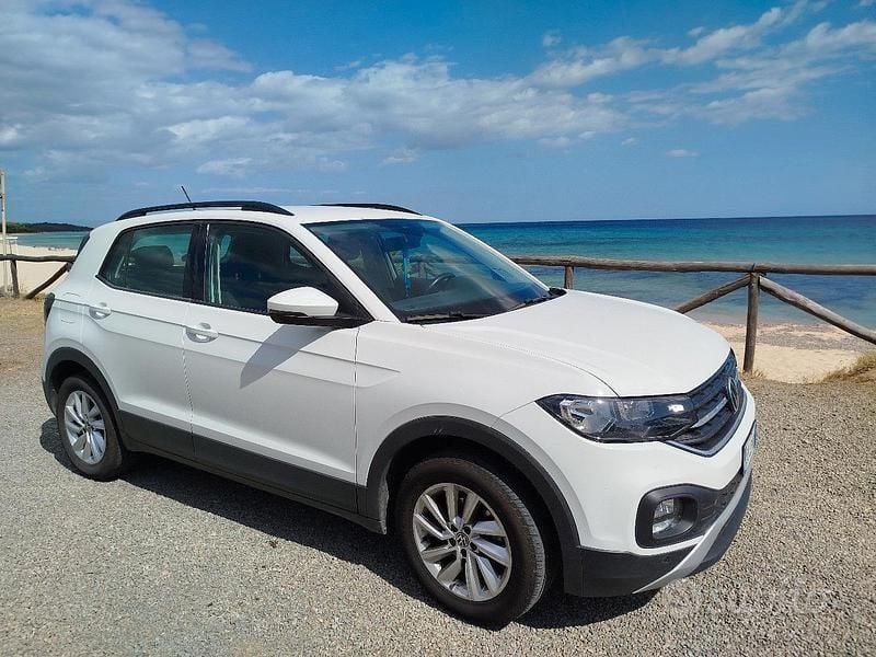 Usata VW T-Cross 110 CV (80 kW) 2021 Bianco SUV
