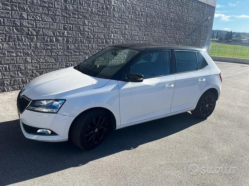 Usata Skoda Fabia 60 CV (44 kW) 2020 Bianco Berlina