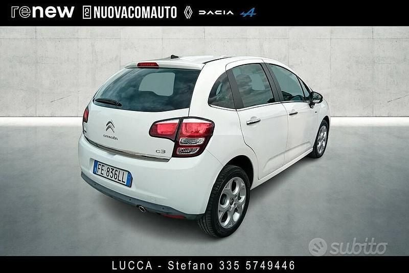 Usata Citroën C3 Exclusive 75 CV (55 kW) 2016 Bianco Berlina
