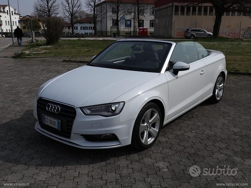 Usata Audi A3 Cabriolet 2015 Bianco Cabrio