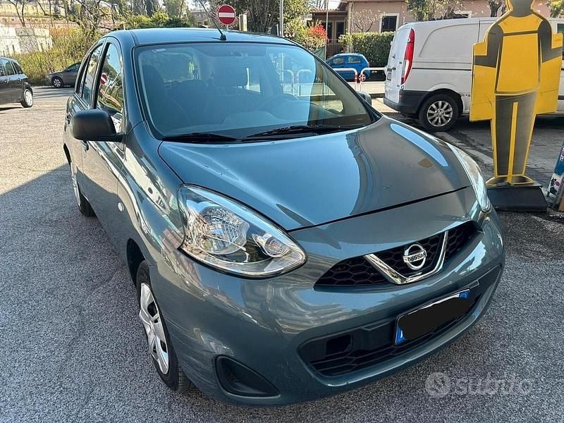Usata Nissan Micra Visia 80 CV (58 kW) 2015 Grigio Utilitaria