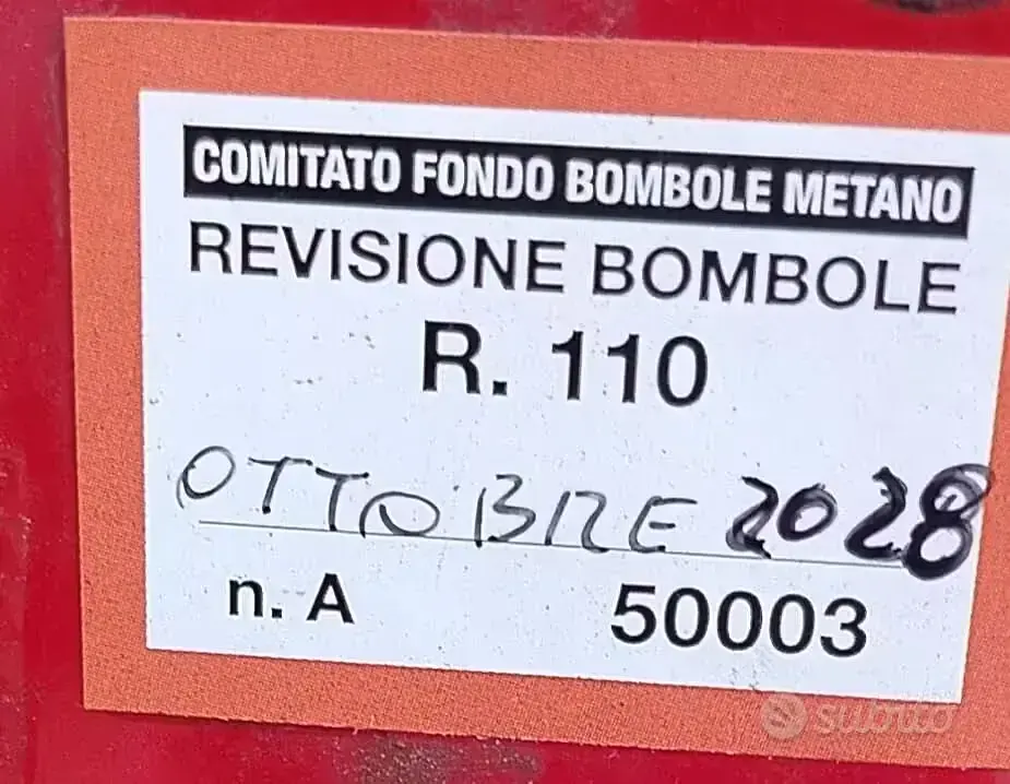 Usata Fiat Panda 2008 Rosso Utilitaria