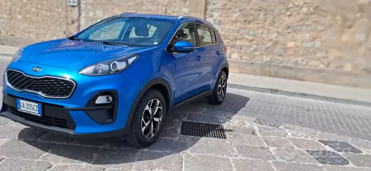Begagnad Kia Sportage 136 HK (100 kW) 2020 Blå SUV