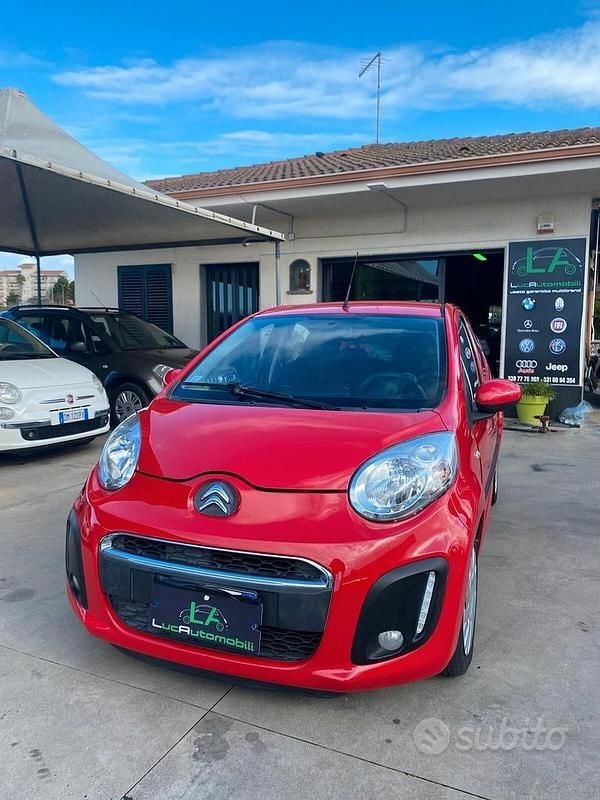 Usata Citroën C1 Exclusive 68 CV (50 kW) 2012 Rosso Utilitaria