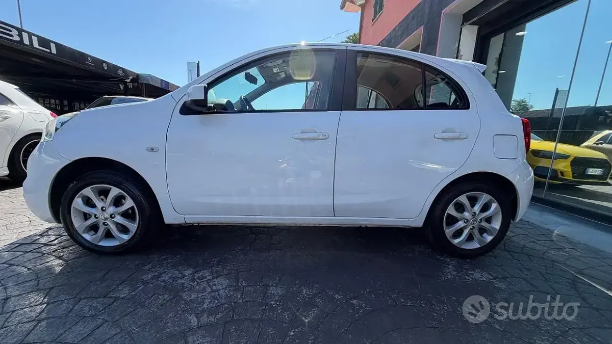 Usata Nissan Micra Acenta 80 CV (58 kW) 2016 Bianco Utilitaria