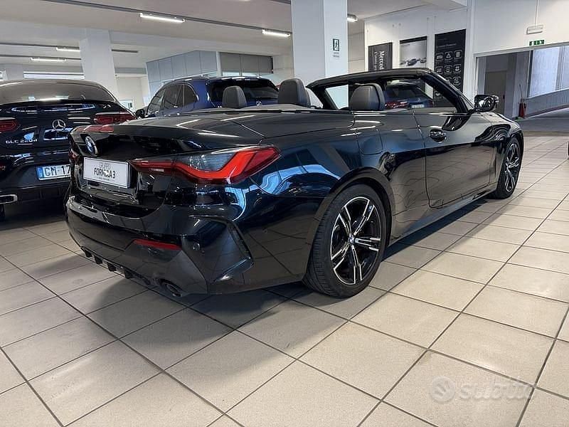 Usata BMW 420 M Sport 190 CV (139 kW) 2022 Nero Cabrio