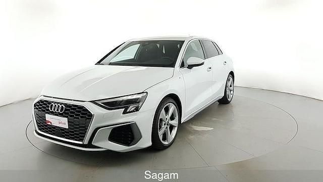 Bianco ghiaccio metallizzato Usata 2024 Audi A3 S-Line Berlina | 31.500 € (Super prezzo) - Immagine 1/4