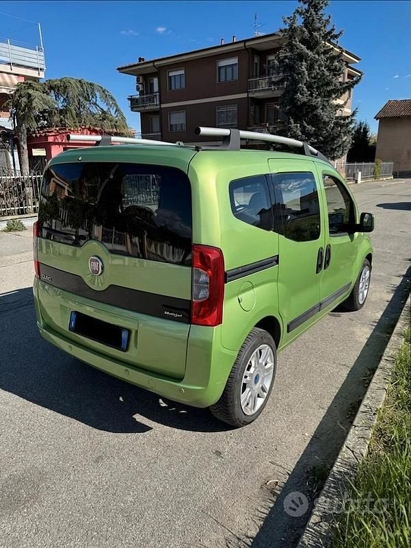 Usata Fiat Qubo Dynamic 95 CV (69 kW) 2011 Verde Monovolume