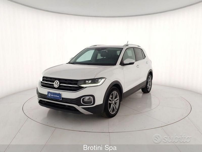 Usata VW T-Cross Advance 116 CV (85 kW) 2020 Bianco SUV