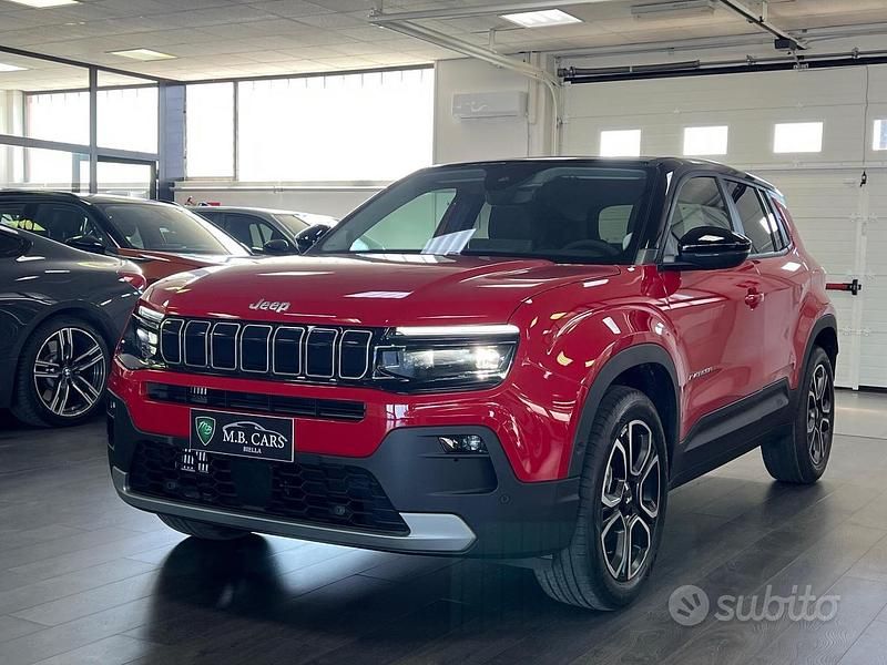 Nuova Jeep Avenger Summit 101 CV (74 kW) 2025 Rosso SUV