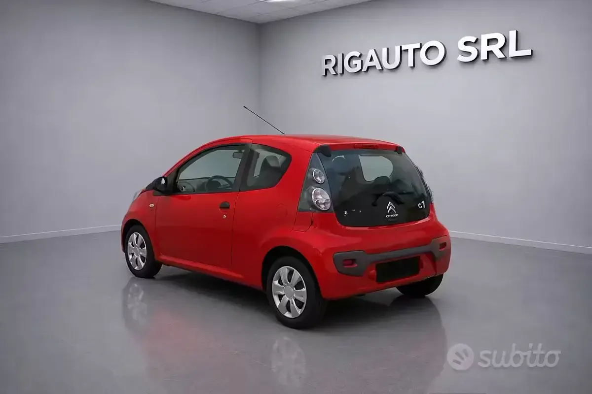 Usata Citroën C1 68 CV (50 kW) 2009 Rosso Utilitaria