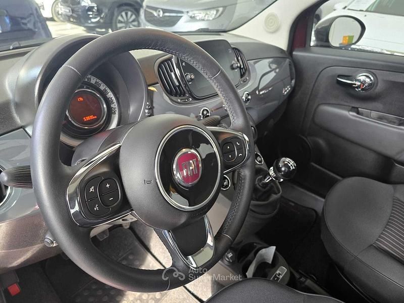 Usata Fiat 500 69 CV (50 kW) 2018 Rosso Cabrio