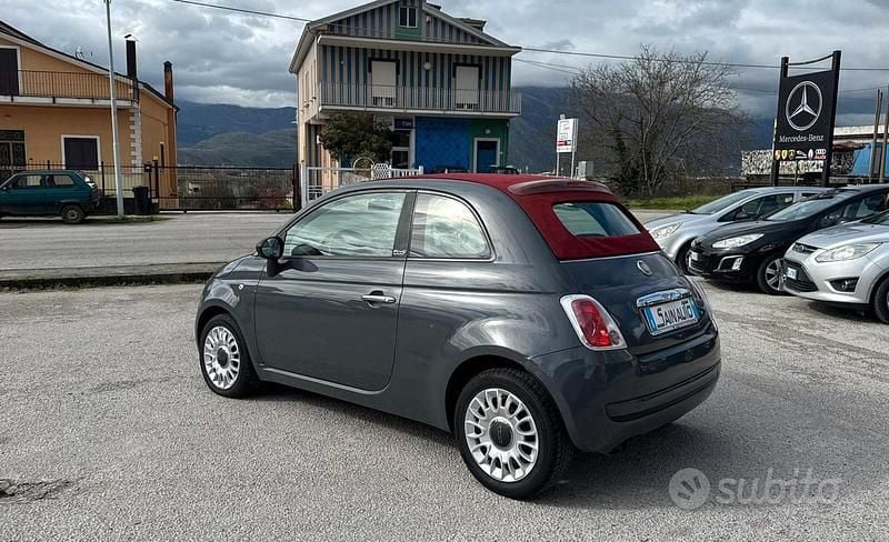 Usata Fiat 500C 75 CV (55 kW) 2010 Grigio Cabrio