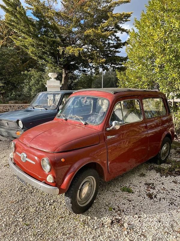 Usata Fiat 500 1970 Rosso Station wagon