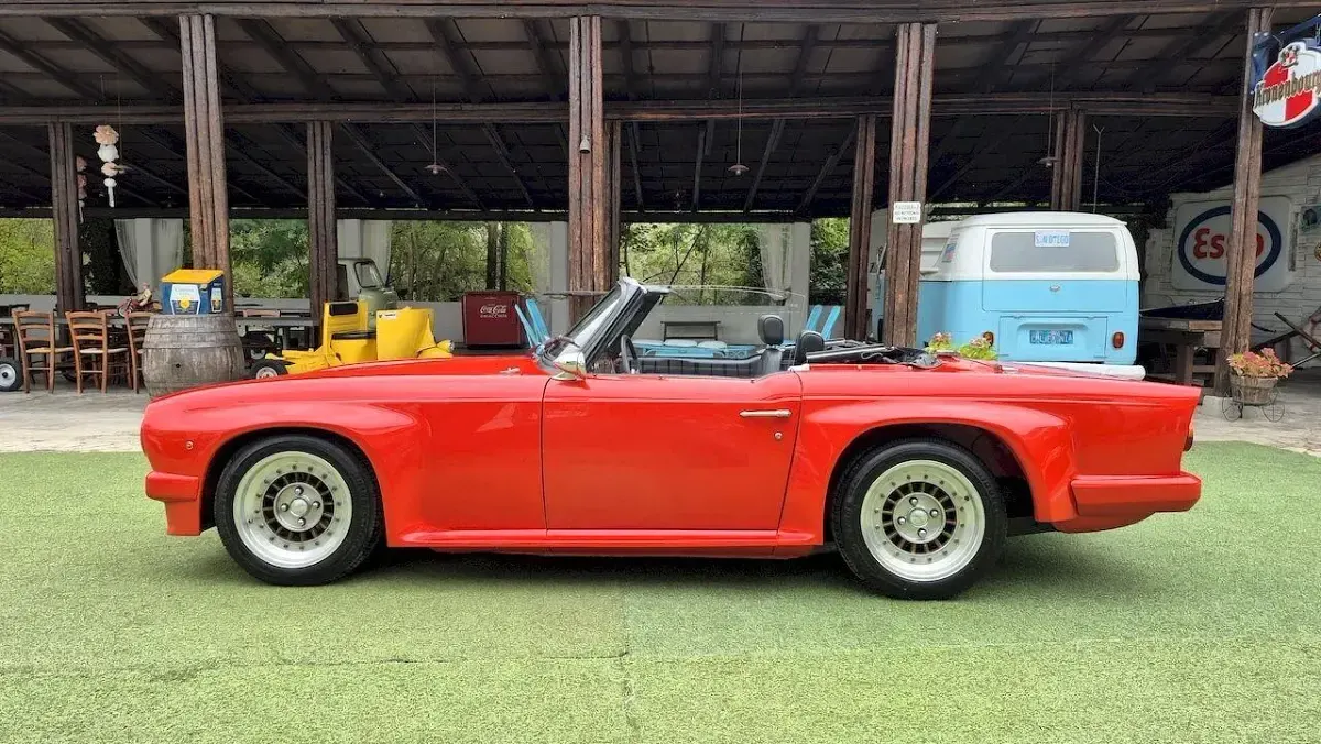Usata Triumph TR6 149 CV (109 kW) 1973 Rosso Cabrio