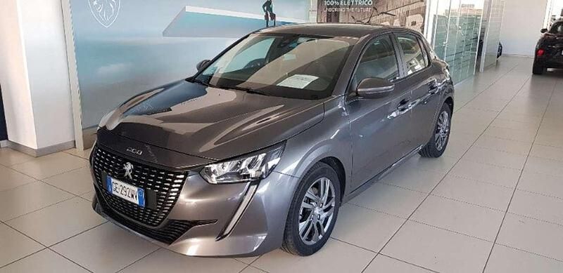 Usata Peugeot 208 Active 101 CV (74 kW) 2021 Grigio Utilitaria