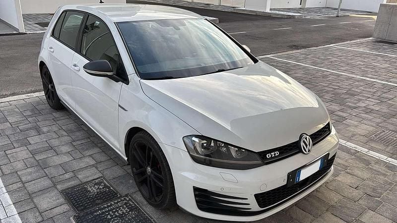 Usata VW Golf VII GTD 184 CV (135 kW) 2015 Bianco Berlina