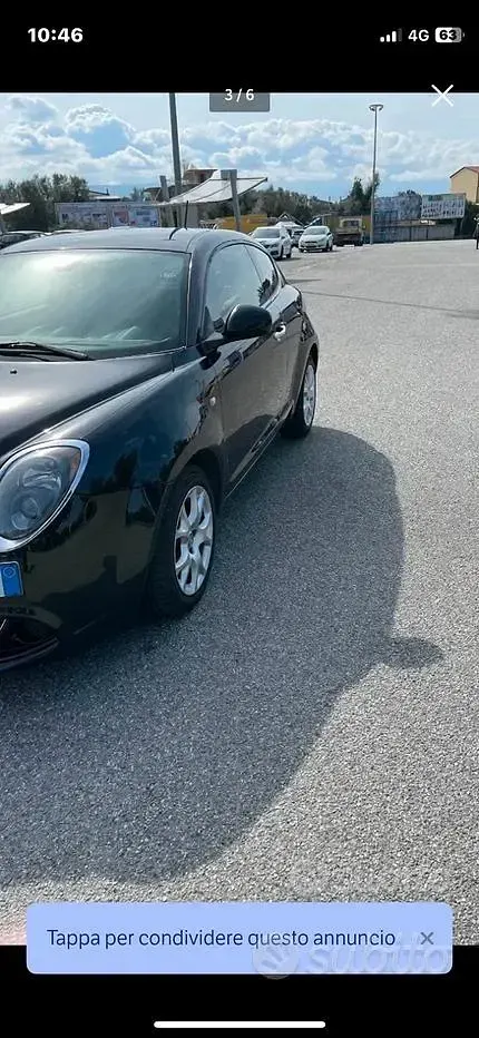 Usata Alfa Romeo MiTo 120 CV (88 kW) 2009 Nero Utilitaria