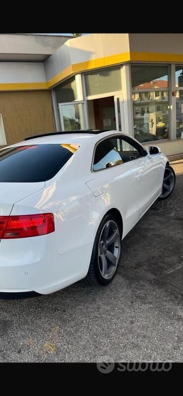 Usata Audi A5 S-Line 2014 Bianco Coupé