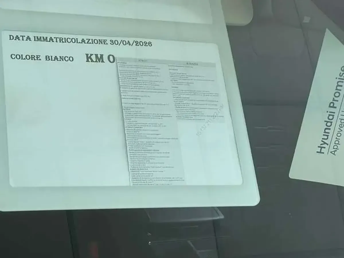 Nuova Hyundai Tucson 215 CV (158 kW) 2026 Bianco SUV