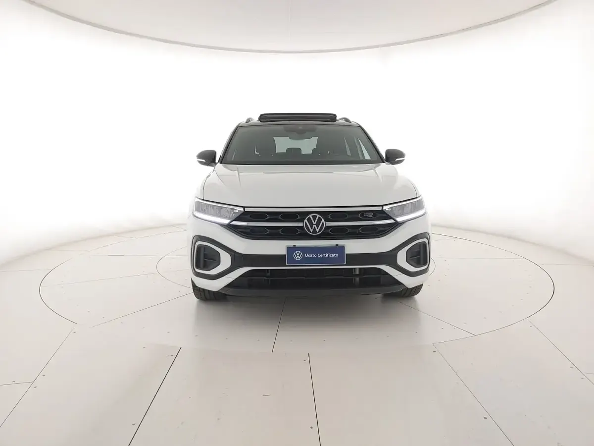 Usata VW T-Roc R-line 150 CV (110 kW) 2022 Pure white deep black perlato SUV