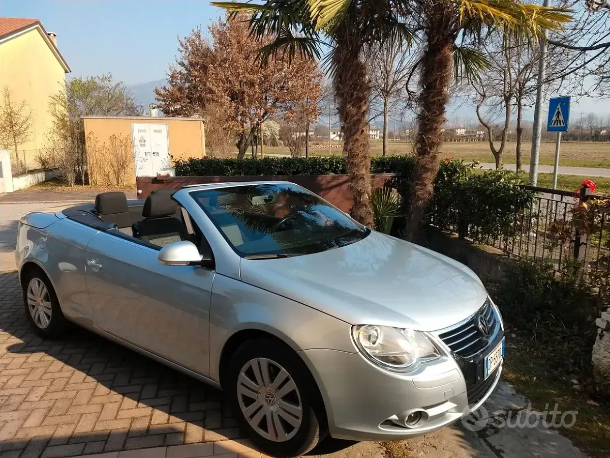 Usata VW Eos 122 CV (89 kW) 2008 Grigio Cabrio