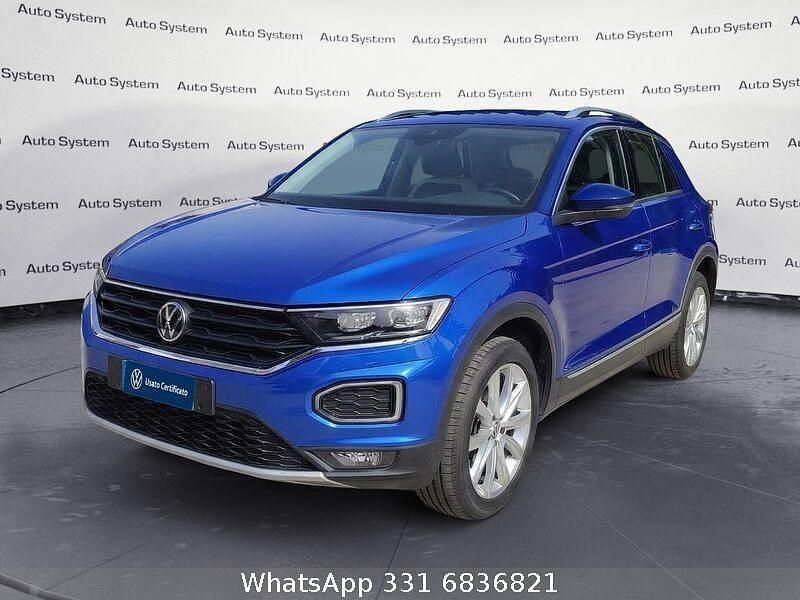 Usata VW T-Roc Advance 116 CV (85 kW) 2020 Blu ravenna SUV