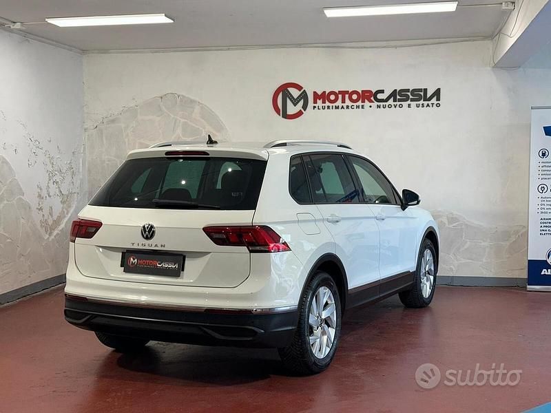Usata VW Tiguan Active 150 CV (110 kW) 2021 Bianco SUV