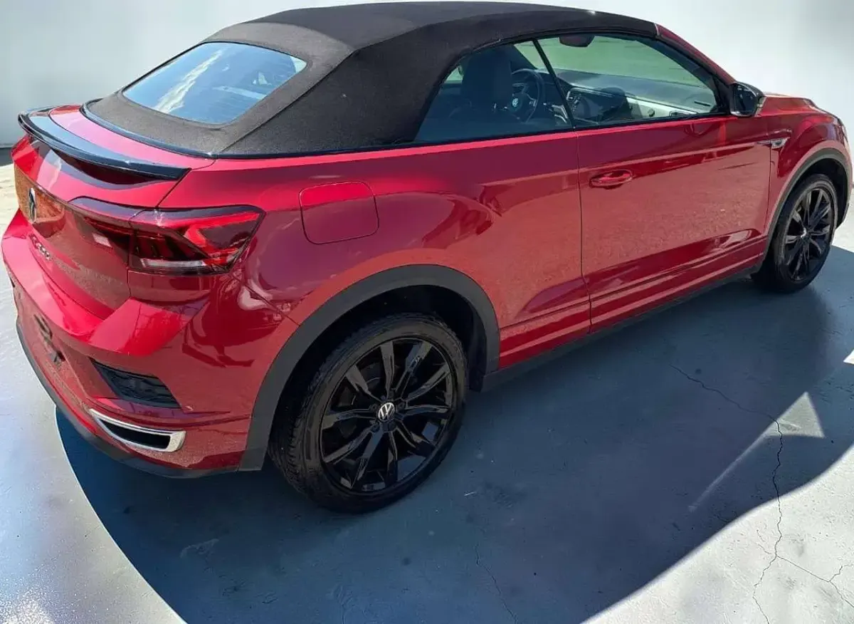Usata VW T-Roc Cabriolet R-line 150 CV (110 kW) 2021 Rosso Cabrio