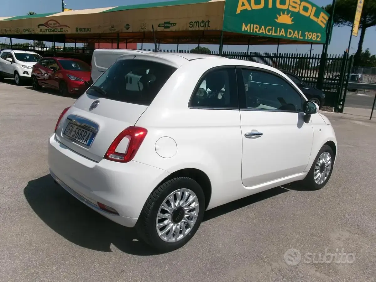 Usata Fiat 500 Lounge 69 CV (50 kW) 2018 Bianco Berlina
