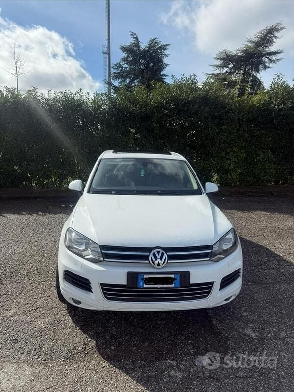 Usata VW Touareg 240 CV (176 kW) 2014 Bianco SUV
